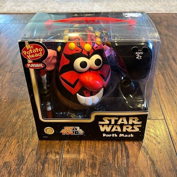STAR WARS Darth Mash 2007 Mr. Potato Head Playskool Disney Star New in box - Picture 1 of 9